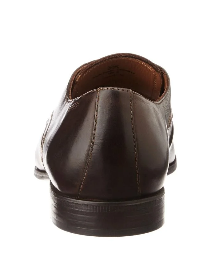 RUOSH Mens Oxford Derby Lace up Comfort Leather Work Office Formal Occasion Party Wear Premium Shoes