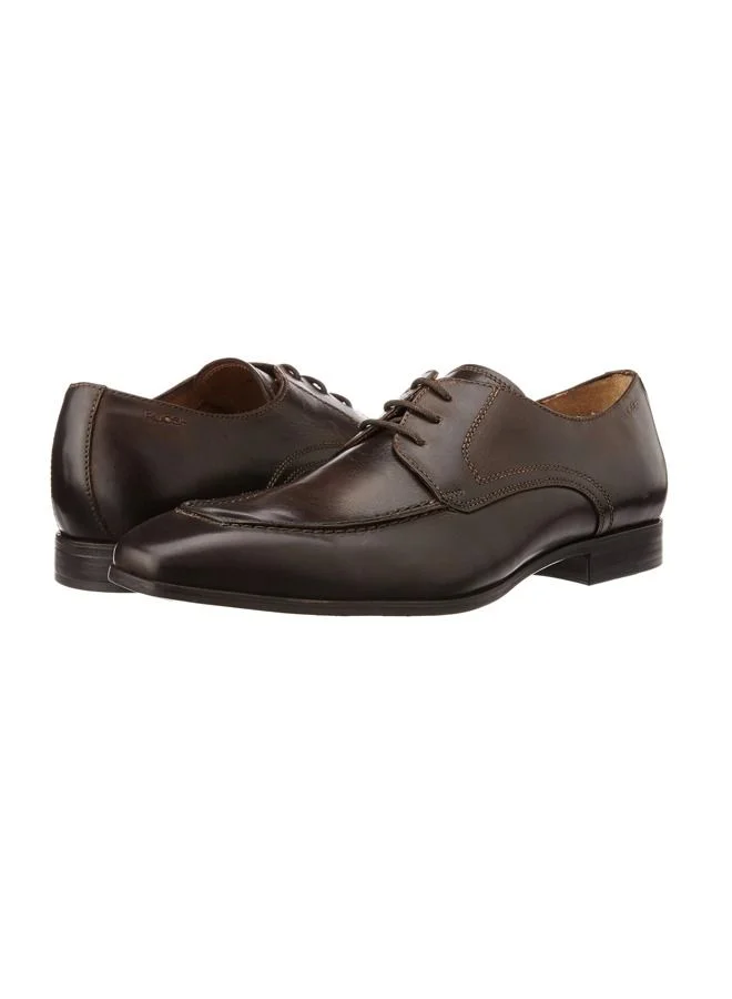 RUOSH Mens Oxford Derby Lace up Comfort Leather Work Office Formal Occasion Party Wear Premium Shoes