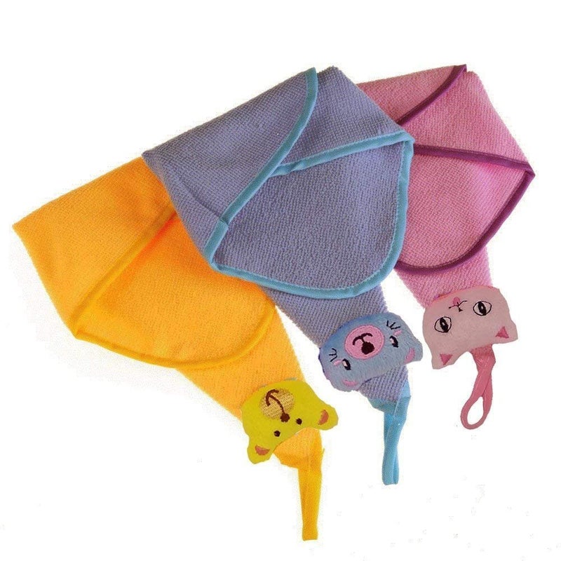 Magnusdeal Animal Design Hand Towel- Set of 4 Hanging Hand Towel for Home Kitchen Bathroom Office Microfiber Absorbent Cute Designed Hand Towel for Kitchen and Bathroom - Image 4