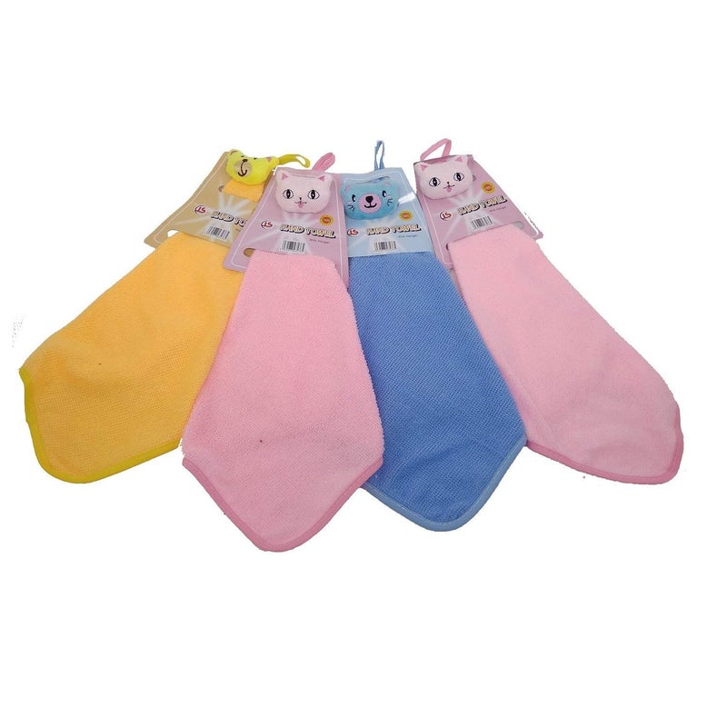 Magnusdeal Animal Design Hand Towel- Set of 4 Hanging Hand Towel for Home Kitchen Bathroom Office Microfiber Absorbent Cute Designed Hand Towel for Kitchen and Bathroom - Image 1