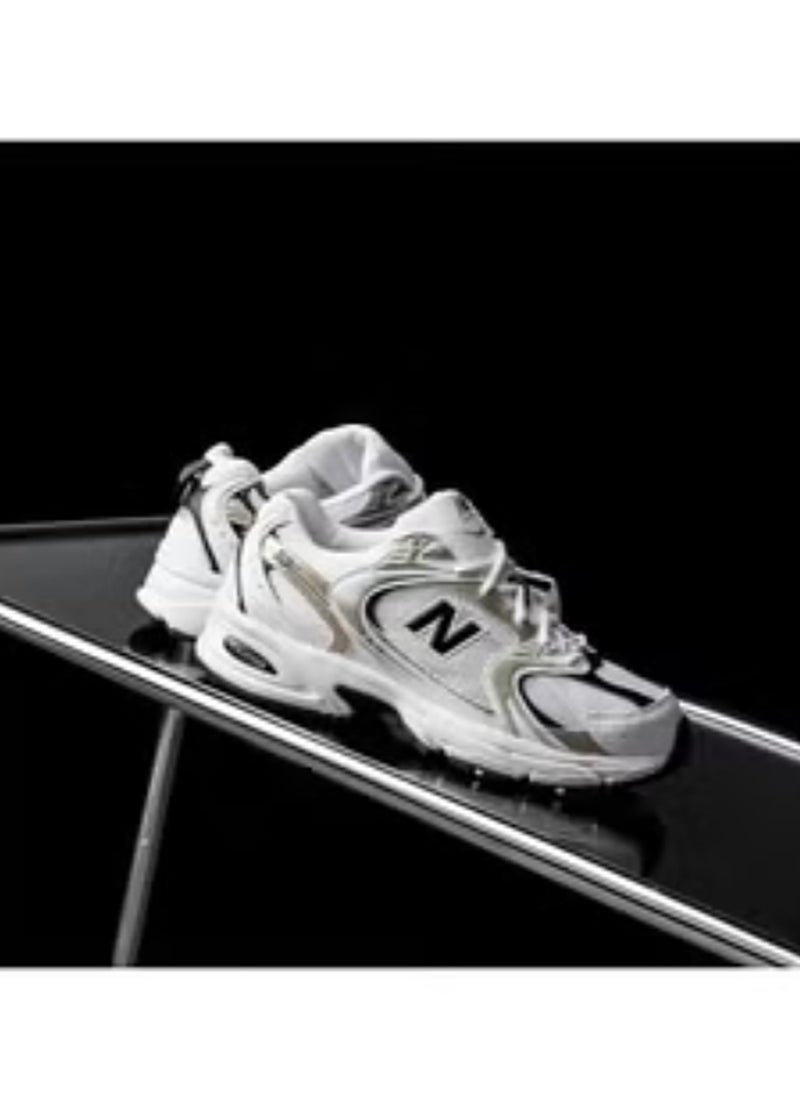 NB New 530 White/Gold/Black Retro MR530 Unisex Shoes  - Image 1