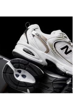 NB New 530 White/Gold/Black Retro MR530 Unisex Shoes  - Image 2