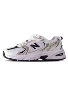 NB New 530 White/Gold/Black Retro MR530 Unisex Shoes  - Image 3