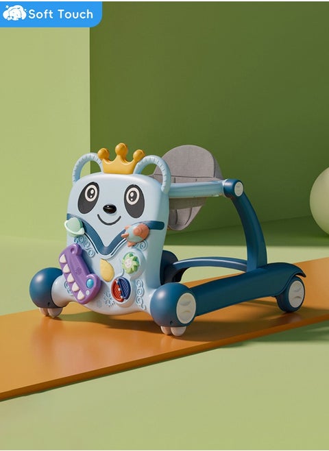 Baby Walker Foldable Toddler Walker with Wheels Activity Center for Babies 6-12 Months Boys and Girls