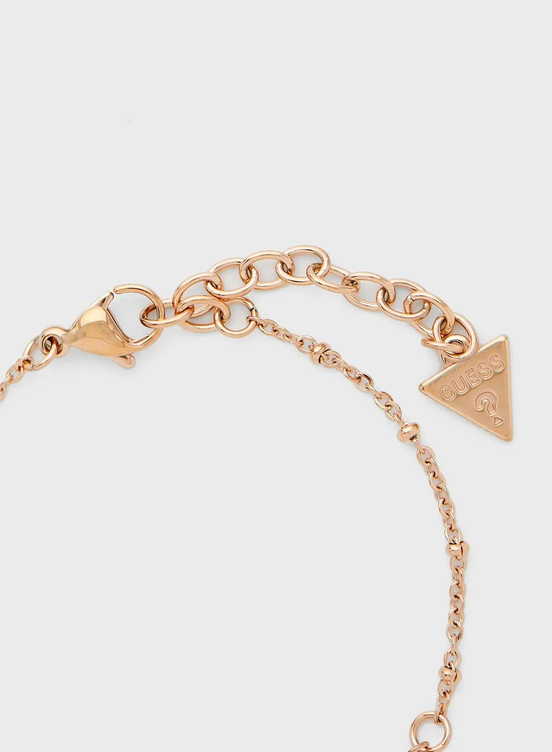 GUESS Triple Triangle Charm Bracelet