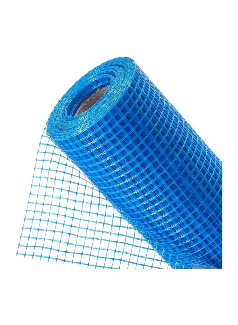 KNP Blue Fiberglass Mesh Tape 6x25Mtr is a Versatile Product Commonly Used in Construction and Renovation Projects Particularly for Reinforcing Drywall Joints and Seams. - Image 2