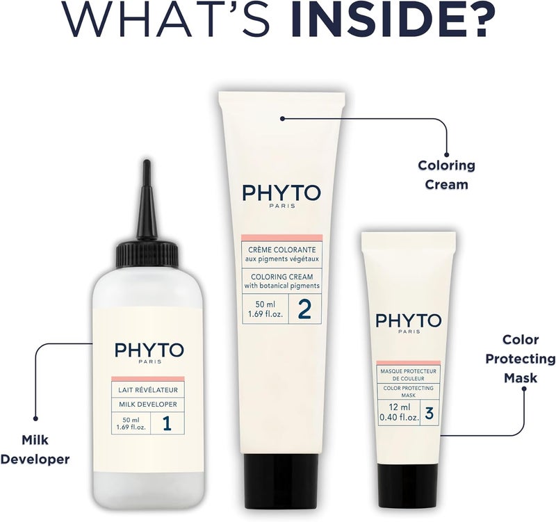 PHYTO PARIS Permanent Hair Color in Light Blonde 8 - Ammonia-Free Botanical Formula - Image 5