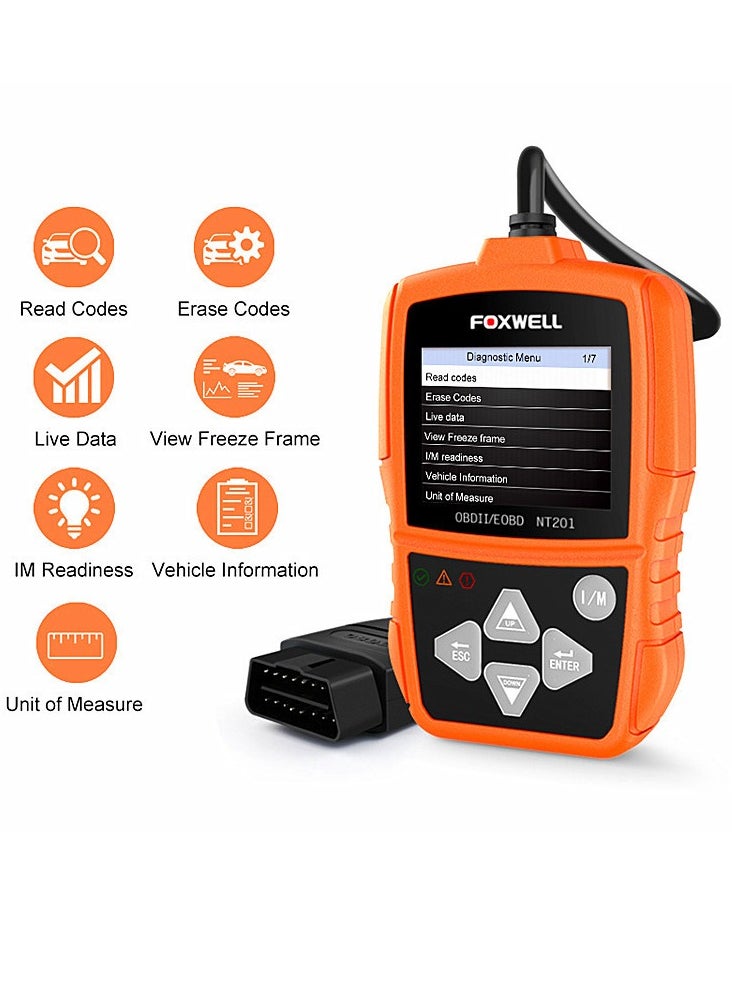 Foxwell OBD OBD2 Auto Scanner Automotive OBDII Code Reader Diagnostic-Tool for Multi Brand Cars OBD 2 Diagnosis  - Image 2