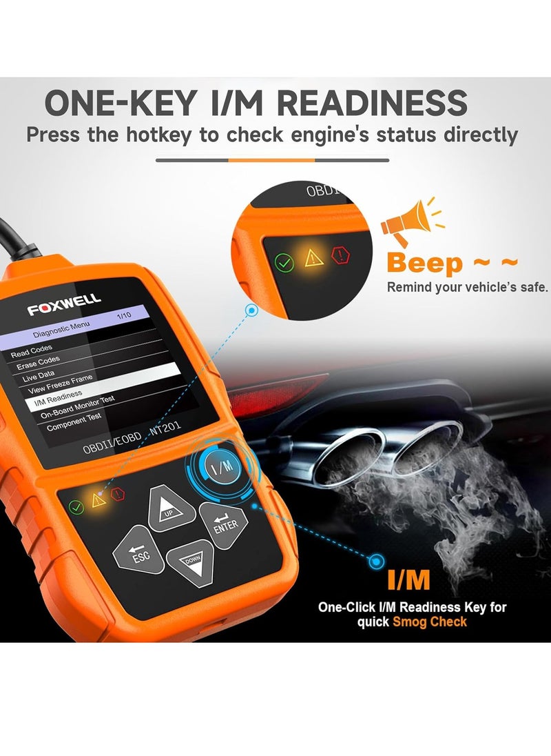 Foxwell OBD OBD2 Auto Scanner Automotive OBDII Code Reader Diagnostic-Tool for Multi Brand Cars OBD 2 Diagnosis  - Image 3