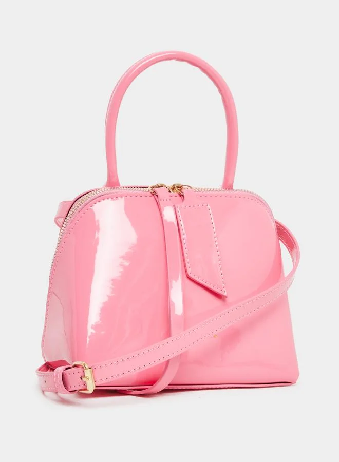 Styli Styli Pink Mini Dome Handbag