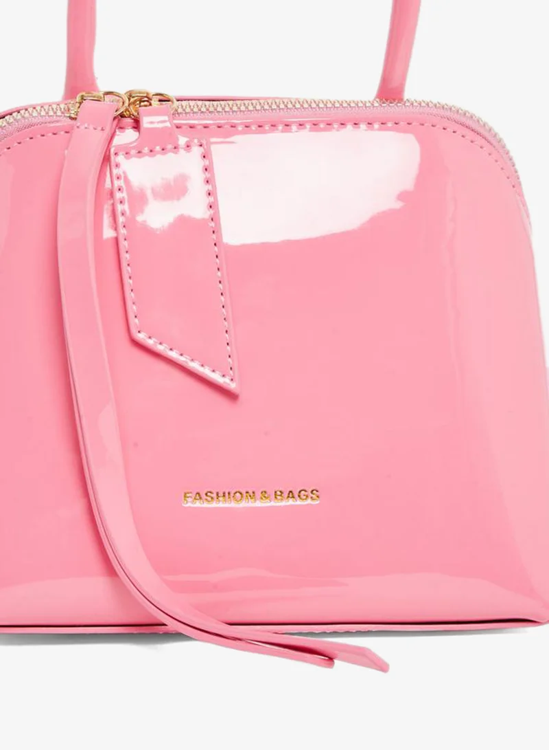 Styli  Styli Pink Mini Dome Handbag for Women | Best Price UAE