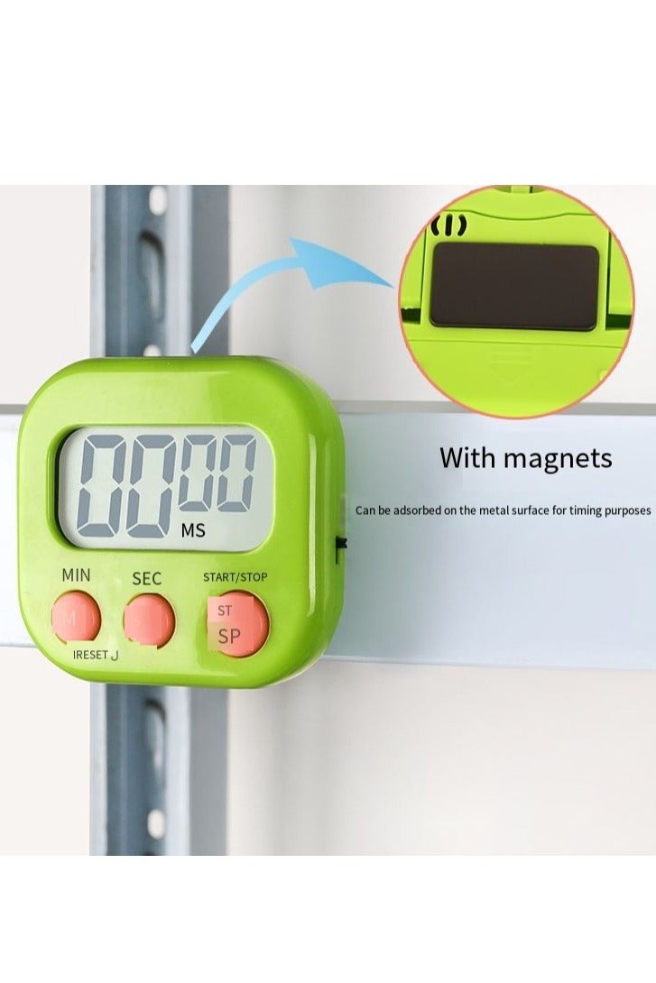 Liquid Crystal Digital Kitchen Countdown Magnetic Clock Machine - Time Management Tool - Learning Time Arrangement Assistant - Image 2