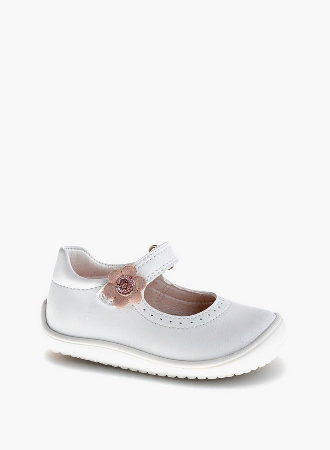 Pablosky Girls' Mary Jane School Shoes with Hook and Loop Closure - Image 1