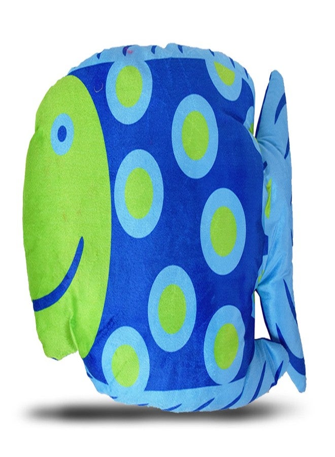 DREAMVIO Velvet Plush Pillow/Toy Figure/Animal Shape Soft Toy/Cartoon Printed/Toys for Baby & Kids/Pillow - 24 X 16 Inch (Blue, Dvanimalp0009) - Image 3