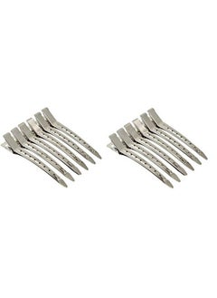 Wizme Hair Styling Section Hair Clips For Salon And Parlour Use Hair Accessories Set Of 12 Multicolor Pack Of 1  - Image 1