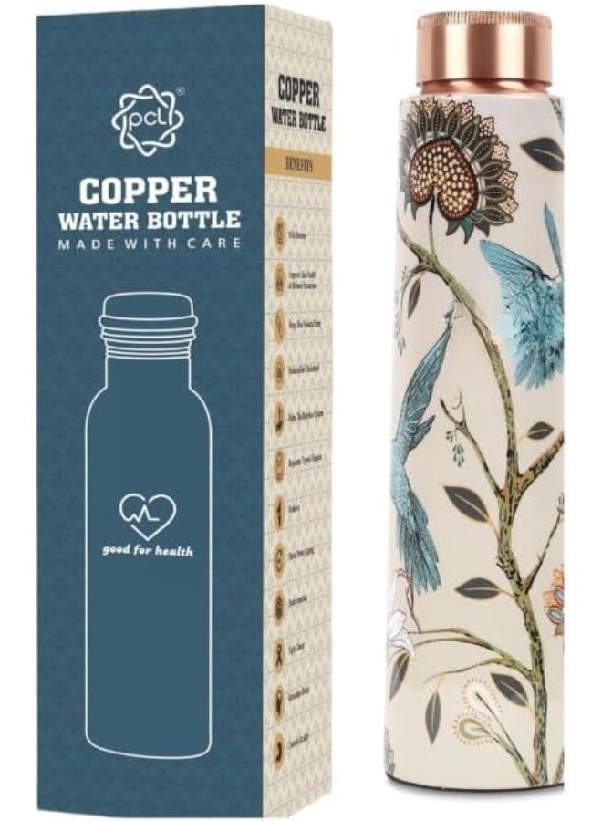 PCL® - 950ml Original Copper Water Bottle - 100% Pure Copper Vessel for Drinking, BPA-Free, Leak-Proof, Boosts Immunity, Supports Digestive & Liver Health, Ayurveda Inspired (Pack of 1) - Image 1