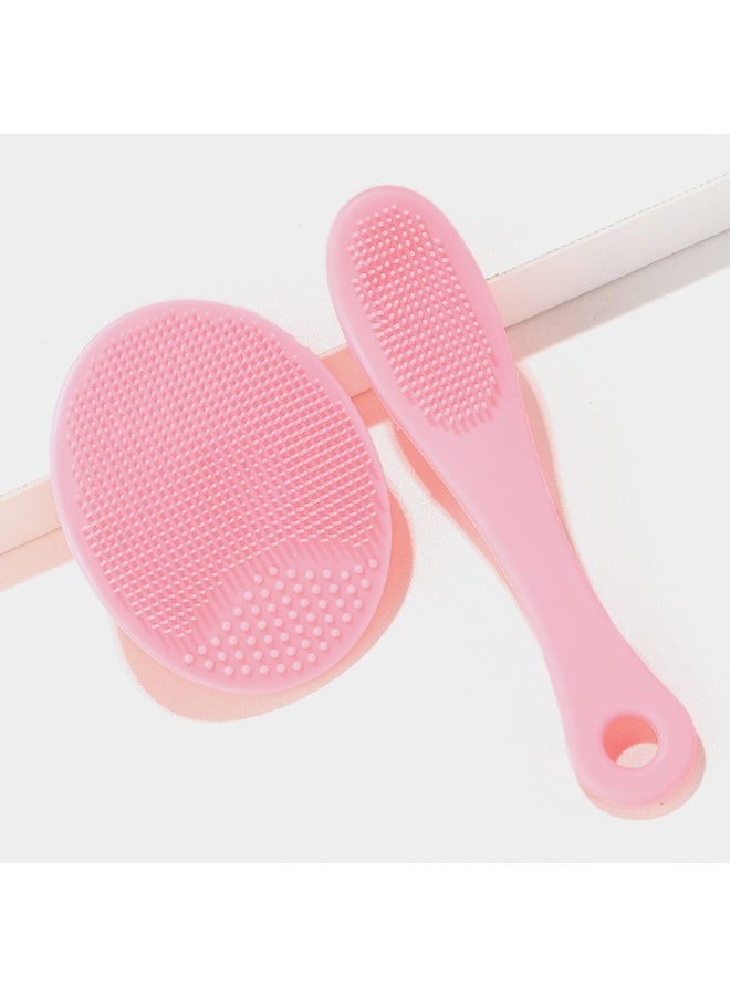 Generic Silicone face wash brush, nasal cleaning brush, silicone finger brush for pore cleansing tools color random  - Image 5