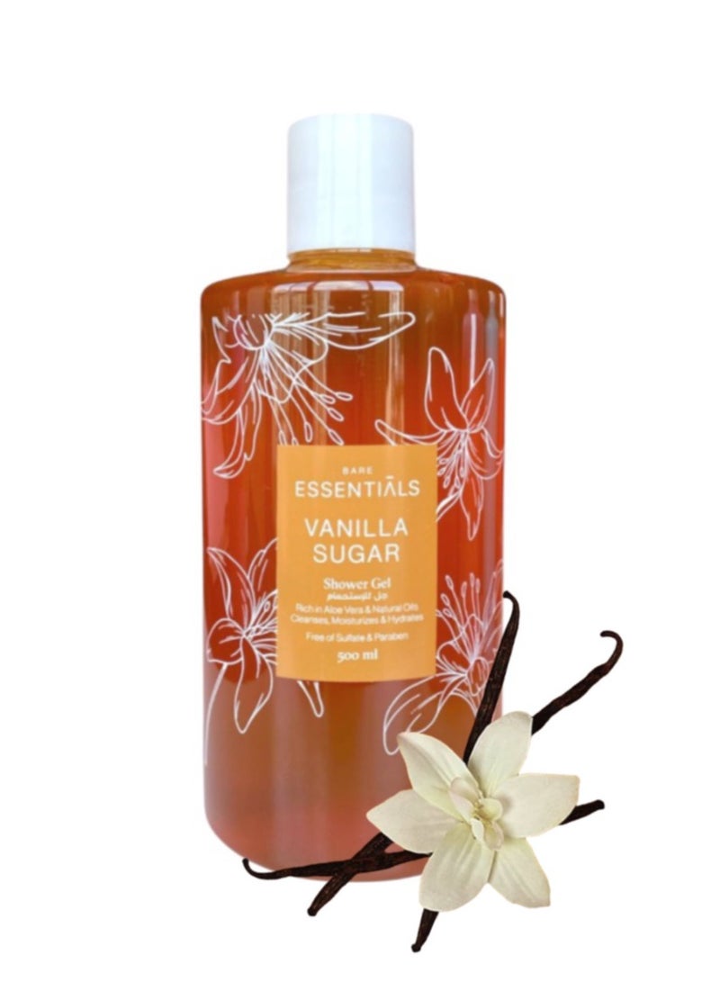 ESSENTIALS جل الاستحمام بالفانيليا والسكر