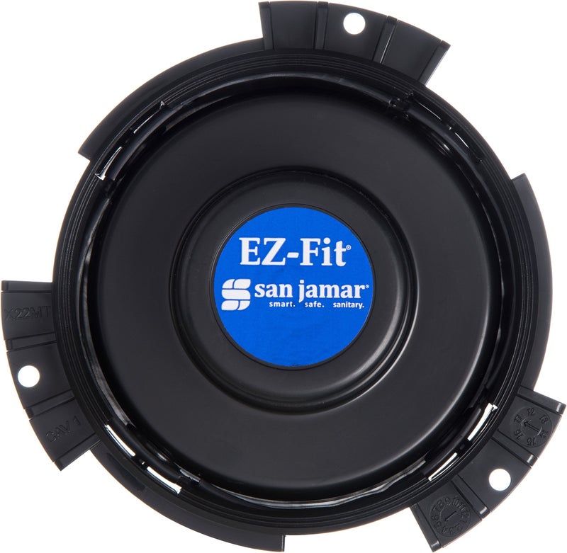 San Jamar Euro Ez-Fit in Counter Cup Dispenser Fits 6 - 24 Oz Cups with Interchangeable Gaskets for Restaurants, Dining Halls, and Fast Food, Plastic, 23.25 Inches, Black - Image 3