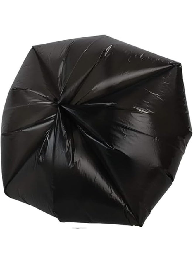 Black Garbage Bags on Roll, Heavy Duty Leak Resistant Trash Bags, Multipurpose for Kitchen, Office & Bathroom Bins, Easy Tear Perforated Design (500 G) - Image 4