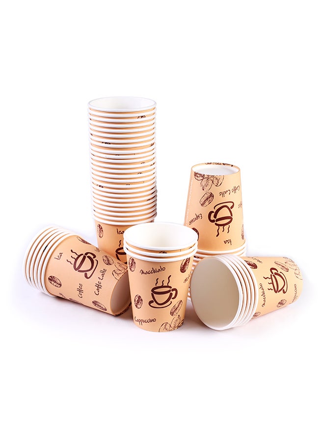 HOME CHOICE 8 Oz, 50-Pieces, 237 ml Capacity, Paper Cup, Disposable Paper Cup, Party Cups, - Image 1