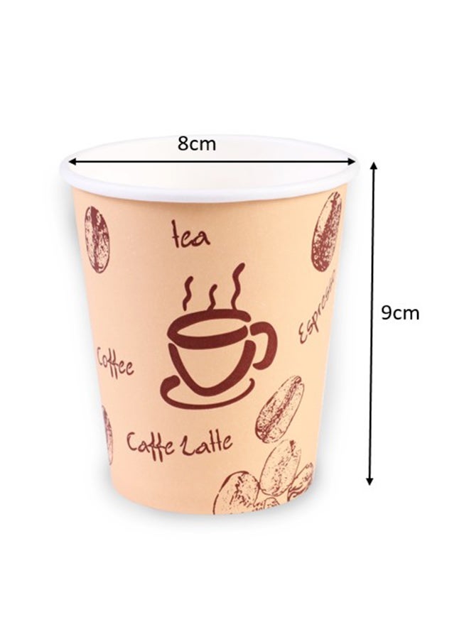 HOME CHOICE 8 Oz, 50-Pieces, 237 ml Capacity, Paper Cup, Disposable Paper Cup, Party Cups, - Image 3