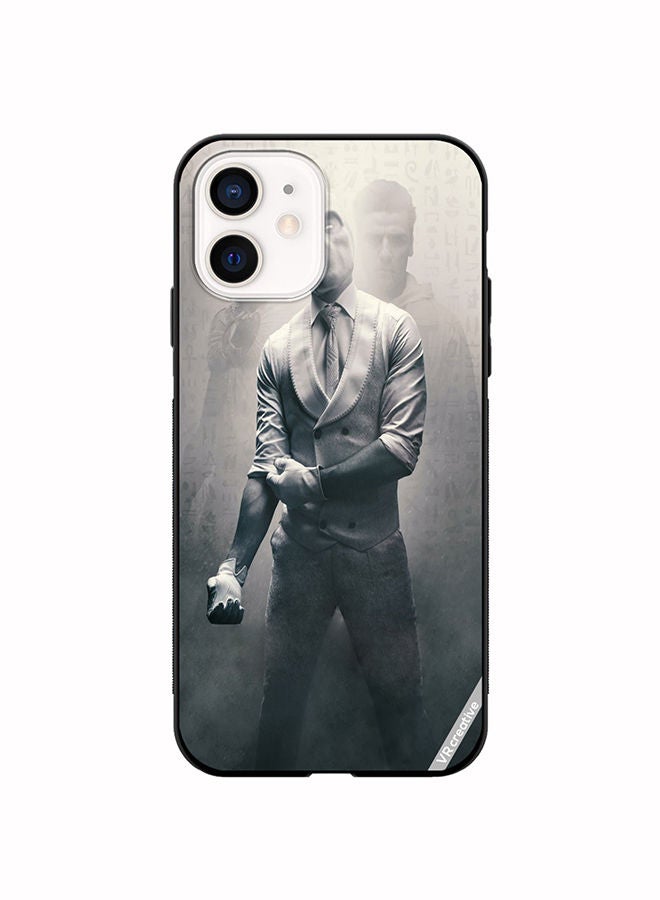VR CREATIVE Protective Case Cover For Apple iPhone 12 mini Moon Knight Design Multicolour - Image 1