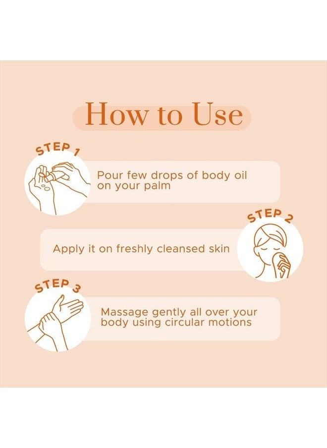 PureSense Deep Moisturising Body Oil, 100ml- Infused with Macadamia Oil and Rose Petals  - Image 3