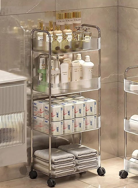 4 Tier Storage and Organization Rrolley and Organizer 35X22X17 CM