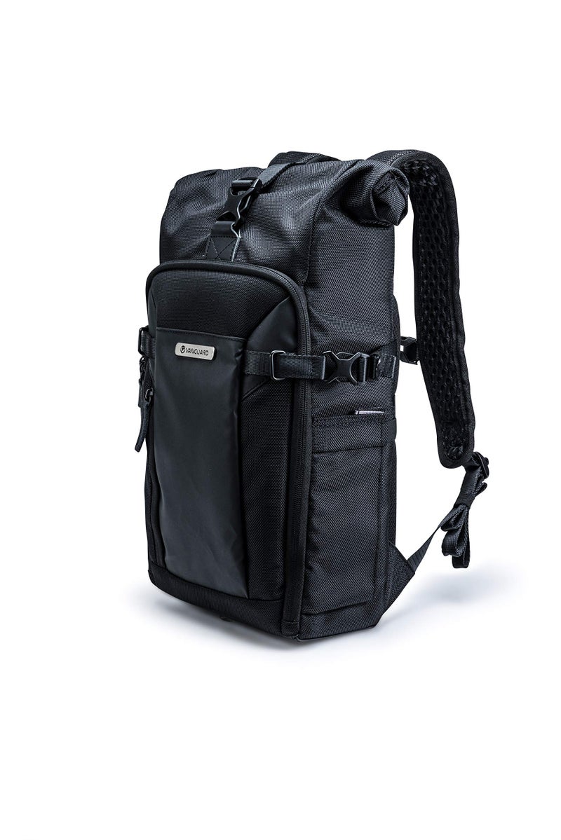VANGUARD VEO Select 43RB Camera Backpack Black RollTop Design MultiAccess 105 Tablet Storage Tripod Carry - Image 2