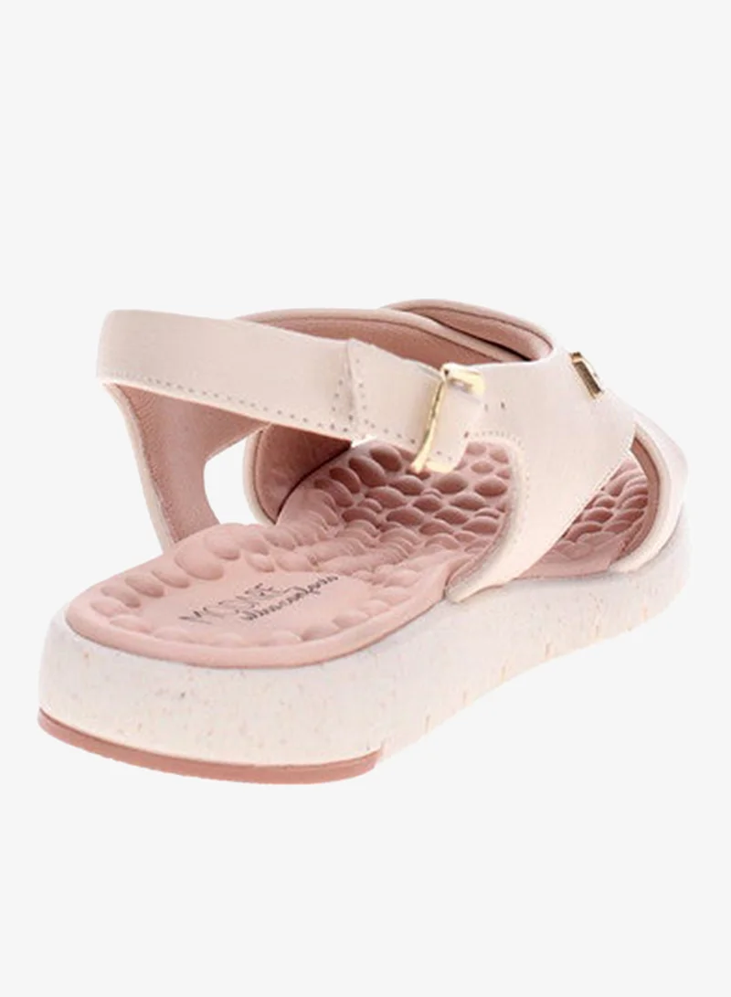 Modare Beige Sandals for Women with Back Strap – Stylish & Supportive sling Back Ladies Sandals for Women | Best Price UAE