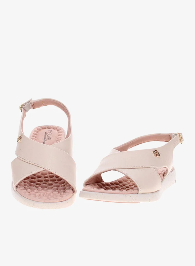 Modare Beige Sandals for Women with Back Strap – Stylish & Supportive sling Back Ladies Sandals for Women | Best Price UAE