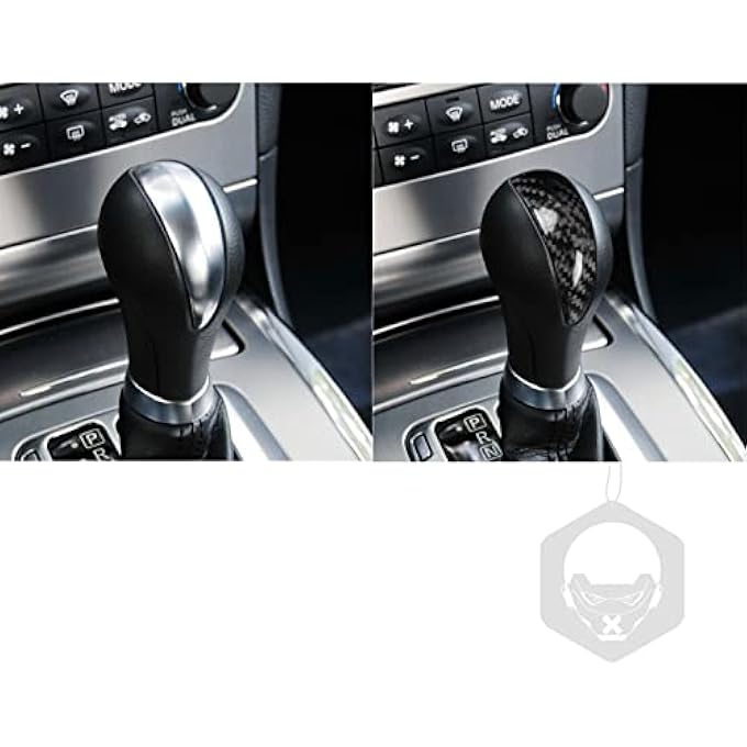 rayihni Universal Gear Shift Knob Cover Hard Carbon Fiber for Infiniti G37 G35 G25 Q40 FX35 FX37 FX50 QX70 QX56 EX35 EX37 EX25 QX50 Accessories Interior Trim Center Console Shifter Molding - Image 5