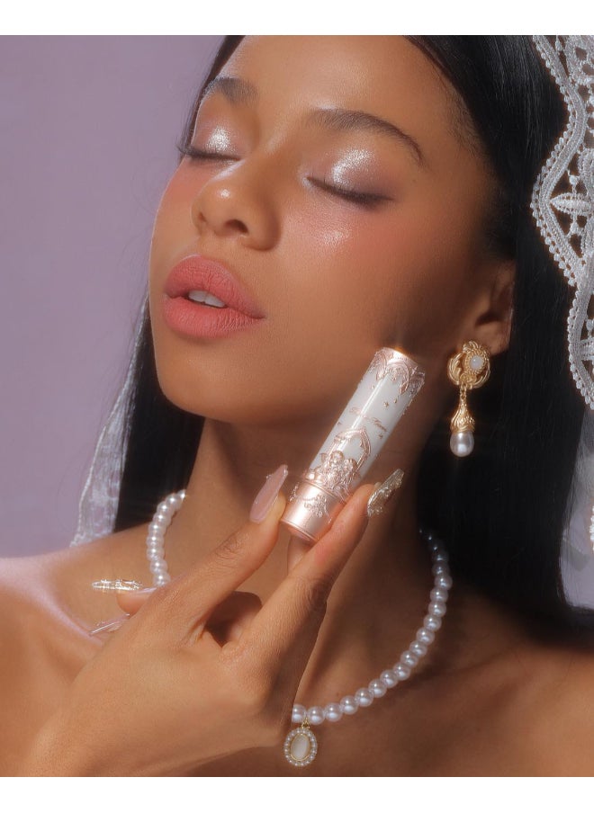 Flower Knows - Little Ange1 Matte Lipstick - 3.5g, Waterproof, Long-lasting, Matte Finish (C03 Radiant Seraph – Woody Rose) - Image 1