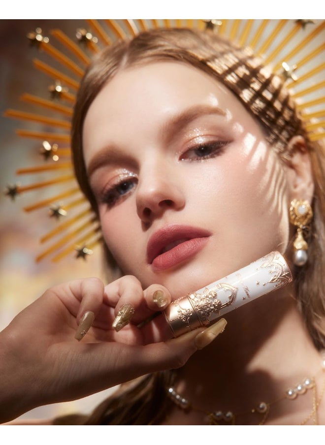 Flower Knows - Little Ange1 Matte Lipstick - 3.5g, Waterproof, Long-lasting, Matte Finish (C03 Radiant Seraph – Woody Rose) - Image 1