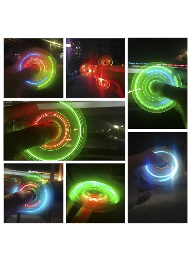 FIGROL 5 Pack Fidget Spinnersï½œLED Light Up Fidget Spinners for Childrenï½œParty Favorsï½œGoodie Bag Stuffers Birthday Gifts Classroom Prizes - Image 2