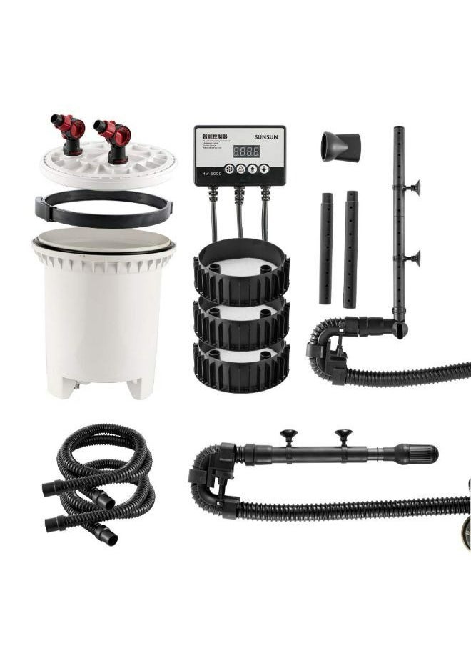 B&K Sunsun HW-5000 7 Level External Canister Filter Aquarium Fish Tank Biological Filtration