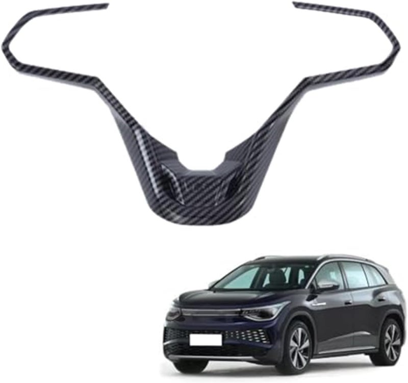 Wivplex Carbon Fiber Steering Wheel Trim Cover for VW ID.6X - Image 2
