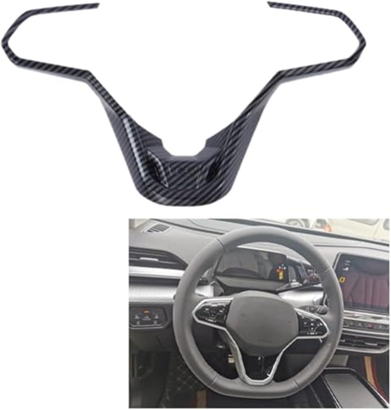 Wivplex Carbon Fiber Steering Wheel Trim Cover for VW ID.6X - Image 5