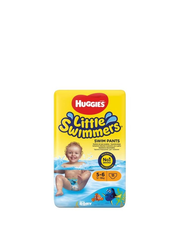 Huggies - HUGGIES PANTS LITTLE SWIMMERS 5-6 - Image 1