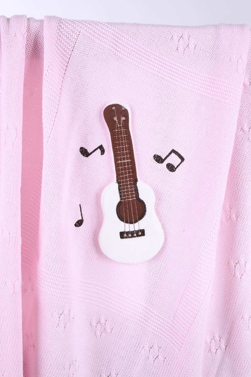 Baby Hola Babyhola Girl Boy Baby Knitwear Blanket Boxed Gift Cute Animals 3D Guitar Figure 2009