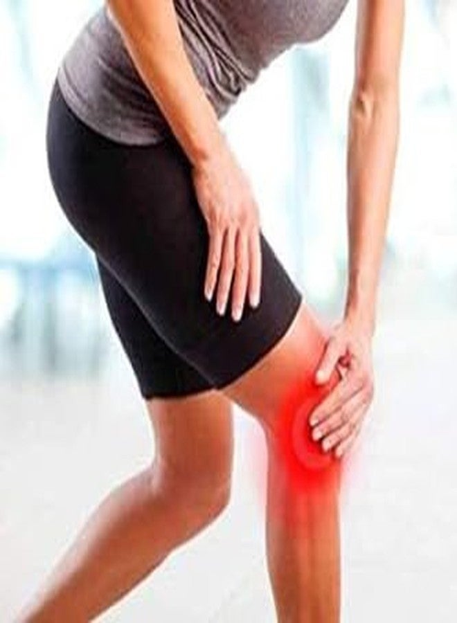 MEDIVEDHA Two Way Knee Cap for Knee Support for Men and Women | Gym Knee Brace | Knee Belt for Joint Pain Relief | 2-way Stretch Knee Caps for Pain Relief (10 Inch) (Large, Beige) - Image 4