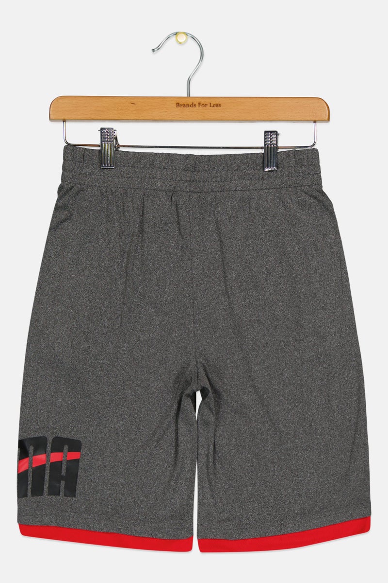 PUMA Kids Boy Sportswear Fit Training Shorts, Grey - Image 3