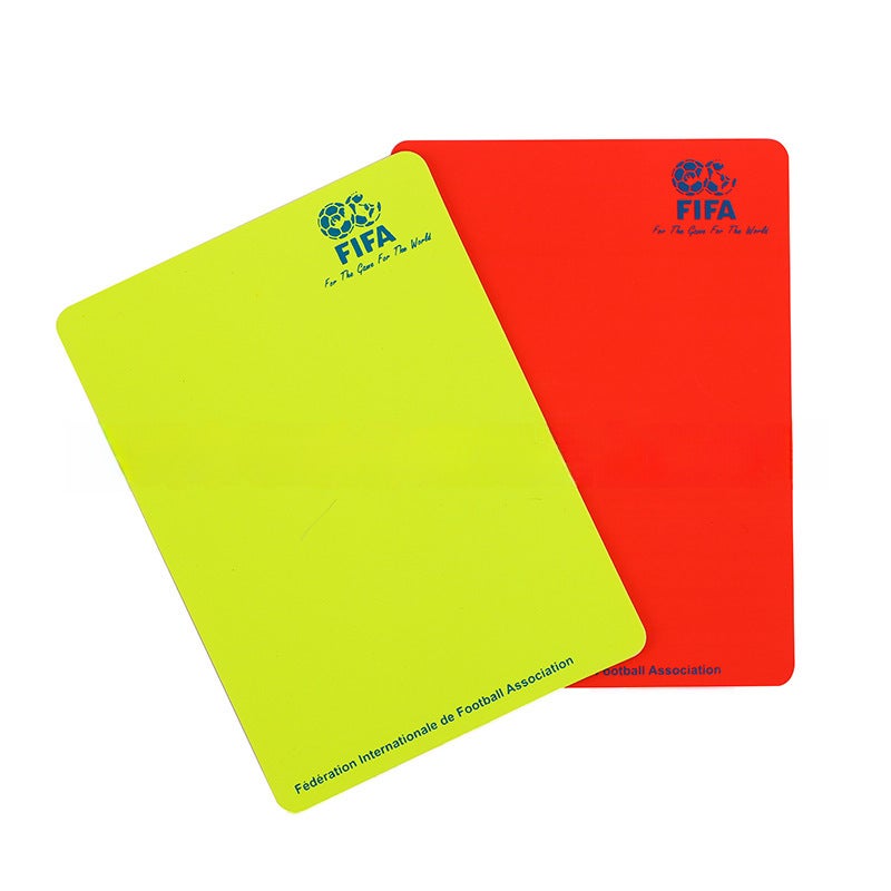 Generic Soccer Referee Red Yellow Card Case with PenRed card + yellow card (FIFA) Red card + yellow card (FIFA)