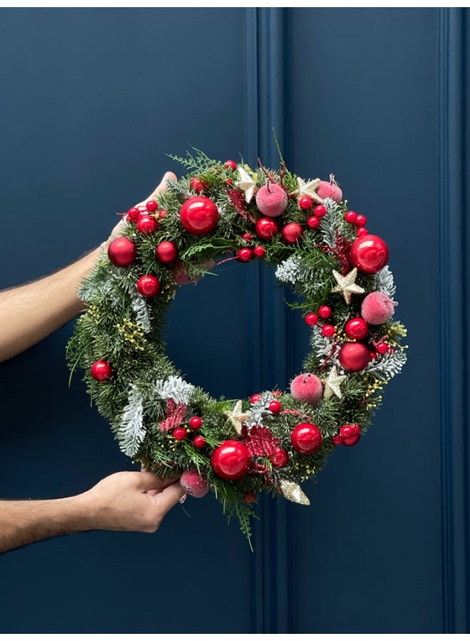 TORY Flowers & Home decor إكليل عيد الميلاد "الوفرة"