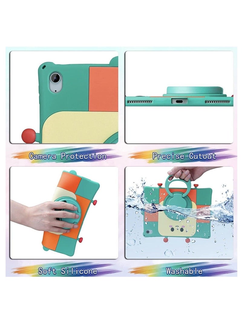 Case for iPad Pro 11 Inch 3D Silicone Cartoon Case (2022/2021, 4th/3rd Generation), iPad Pro 11 Inch Cover,iPad Air 5 2022 / iPad Air 4 2020 10.9 Inch Case, Cute, Stand Function, Silicone case Case, Cover, Shock-Absorption - Image 2