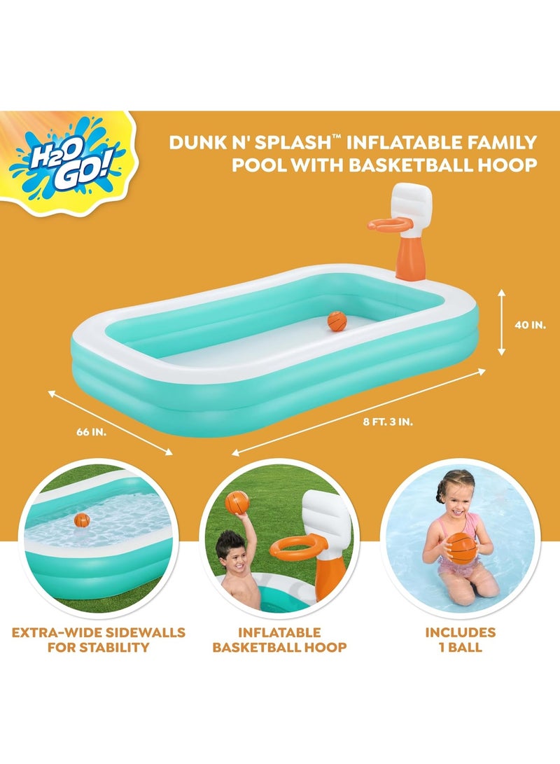 بست واي مسبح دنك آند سبلاش القابل للنفخ ٢٥١×١٦٨×١٠٢ سم - Image 2