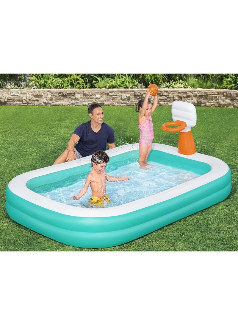 بست واي مسبح دنك آند سبلاش القابل للنفخ ٢٥١×١٦٨×١٠٢ سم - Image 3