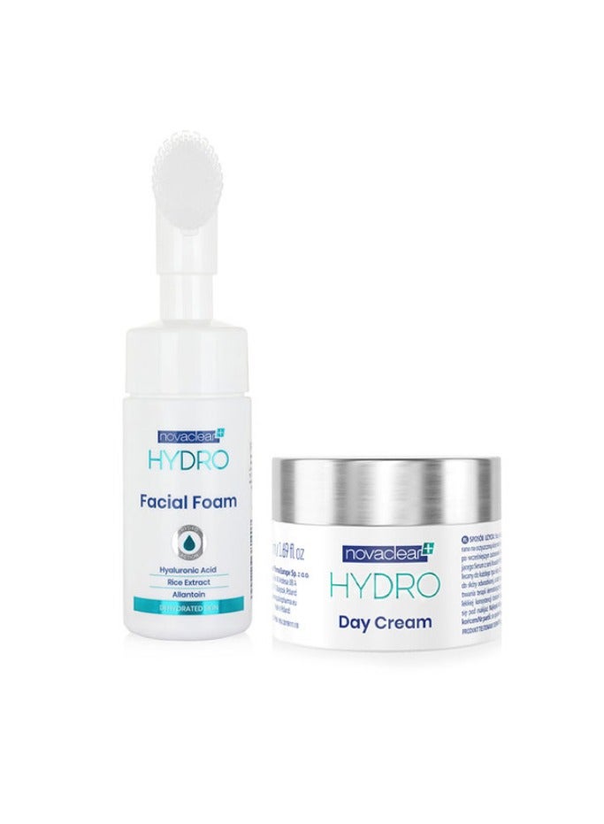 Novaclear Hydro Facial Foam 100ml+Day Cream 50ml Promo Pack