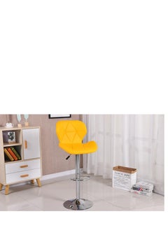 Generic Bar Chairs Swivel Height Adjustable Bar Stools PU Leather Padded Breakfast Barstools  - Image 1